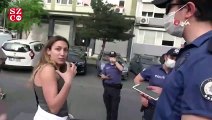 Polisin ceza kestiği kadından gazeteciye tehdit