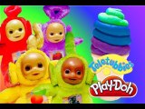 Teletubbies Soft Toys and Play-Doh Rainbow Ice Cream