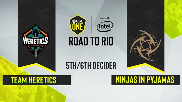 CSGO- Ninjas in Pyjamas vs. Heretics [Nuke] Map 1 - ESL OneRoad to Rio - 3rd4th decider - EU