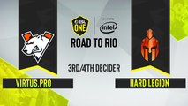 CSGO - Virtus.pro vs. Hard Legion [Overpass] Map 2 - ESL One Road to Rio -  3rd4th place decider - CIS