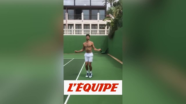 Le «défi corde à sauter» de Djokovic - Tennis - WTF