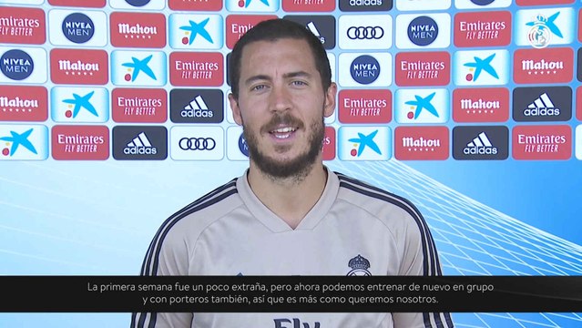 Hazard, a punto para volver a jugar: Estoy muy feliz por volver, quiero estar listo para el próximo partido