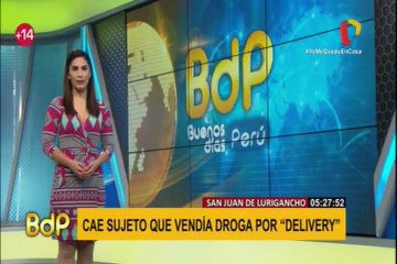 SJL: detienen a vendedor de droga por ‘delivery’