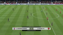 La Berrichonne de Châteauroux - Le Mans FC sur FIFA 20 : résumé et buts (L2 - 34e journée)