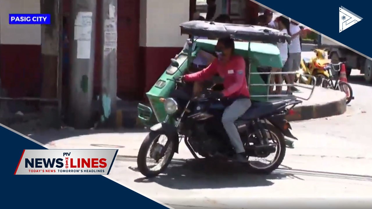 Tricycles back in operation in Pasig City