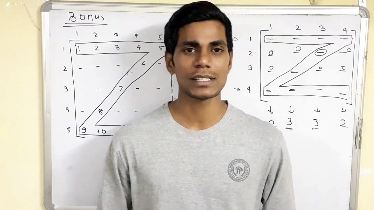 9. Z-Matrix | Sparse Matrix | Array Data Structure | Bonus on Array
