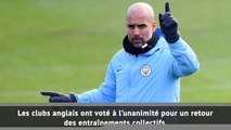 Premier League - Les clubs votent pour le retour des entraînements collectifs