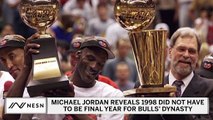 Michael Jordan On Bulls Breakup: 