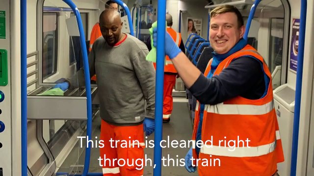 Eastbourne rail workers' tribute to the NHS