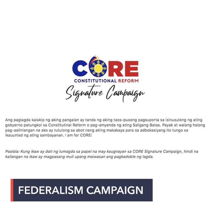 Duterte federalism campaign goes online during pandemic