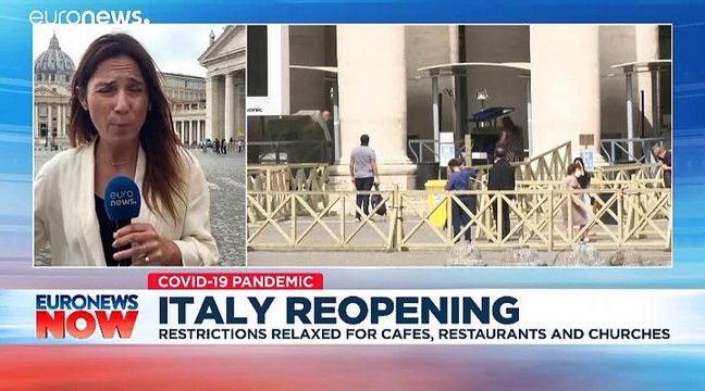 Pope Francis holds ceremony after Italy relaxes COVID-19 restrictions