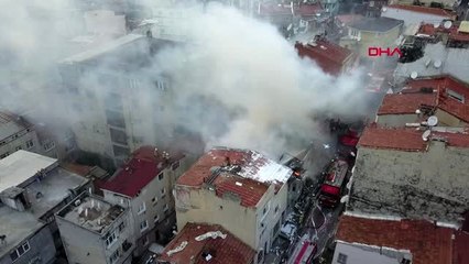BEYOĞLU'NDA 2 AY ÖNCE YANAN BİNADA YANMIŞ KAFATASI BULUNDU