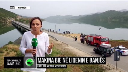 Makina bie në liqenin e Banjës/ Uji nxjerr një trup në sipërfaqe