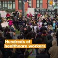 Healthcare Workers and 'Yellow Vest' Demanded Better Working Conditions