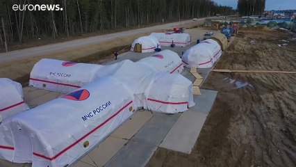 На Чаянде заработал госпиталь МЧС