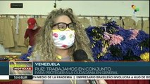 Grupos civiles venezolanos fabrican tapabocas contra la pandemia