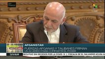 Fuerzas políticas afganas firman acuerdo para compartir el poder
