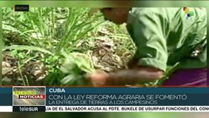 Cuba: Fidel Castro firmó en 1959 la Ley de Reforma Agraria