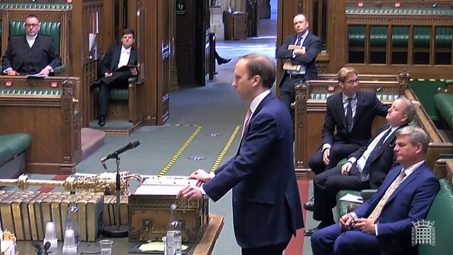 Matt Hancock says anyone over the age of 5 with symptoms will recieve Covid-19 tests - and 21,000 contact tracers have been hired