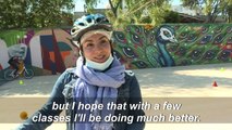 French learn bike-riding as alternative means of transport post-lockdown