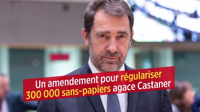 Castaner agacé par un amendement sur la régularisation de 300 000 sans-papiers