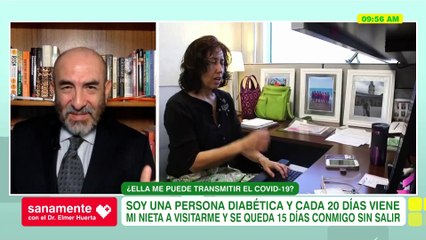 #SanamenteConElDrHuerta - Mi nieta me visita cada 15 días me puede contagiar de COVID-19