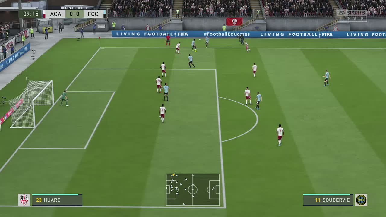 Paris FC - AS Nancy-Lorraine sur FIFA 20 : résumé et buts (L2 - 34e journée)