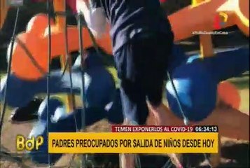 Advierten alto riesgo de contagio de Covid-19 por salir a pasear con niños