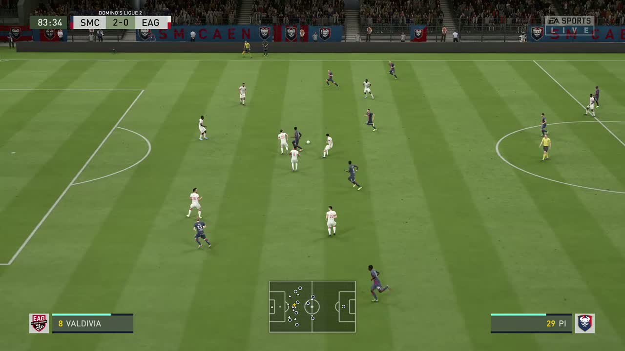 FIFA 20 : notre simulation de  Stade Malherbe de Caen -  En Avant Guingamp (L2 - 34e journée)