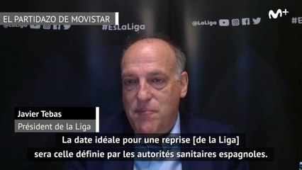 Coronavirus - Tebas espère toujours une reprise le 12 juin
