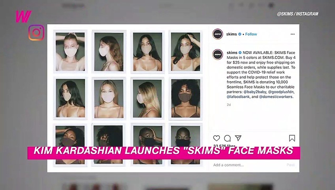Kim Kardashian’s SKIMS Masks Sell Out in Under an Hour