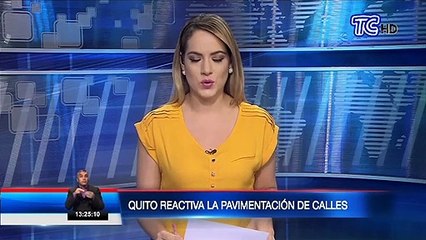 Se reactiva los trabajos de pavimentación en las calles de Quito