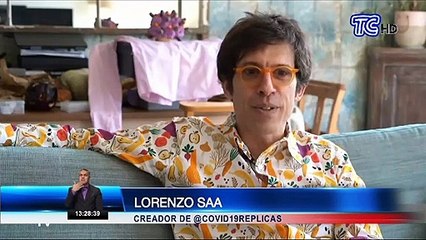 Artista británico esculpe coronavirus con frutas y verduras