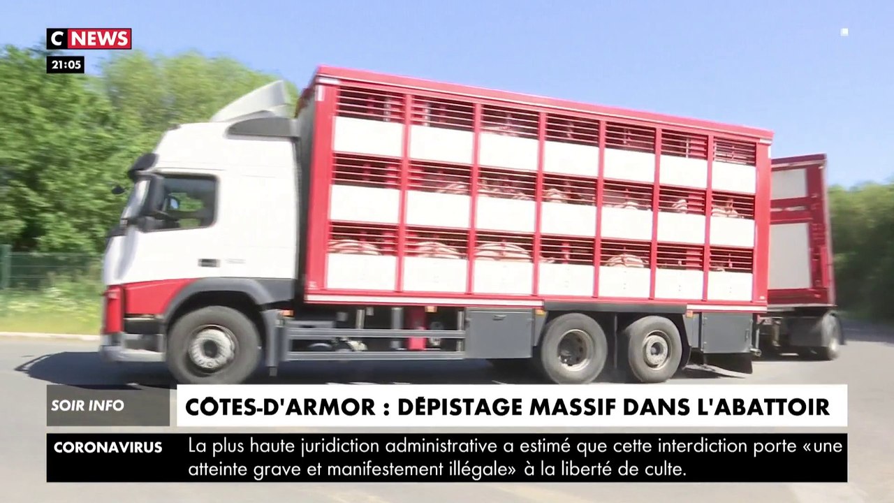 Côtes-d'Armor : 69 cas de Covid-19 détectés dans un abattoir