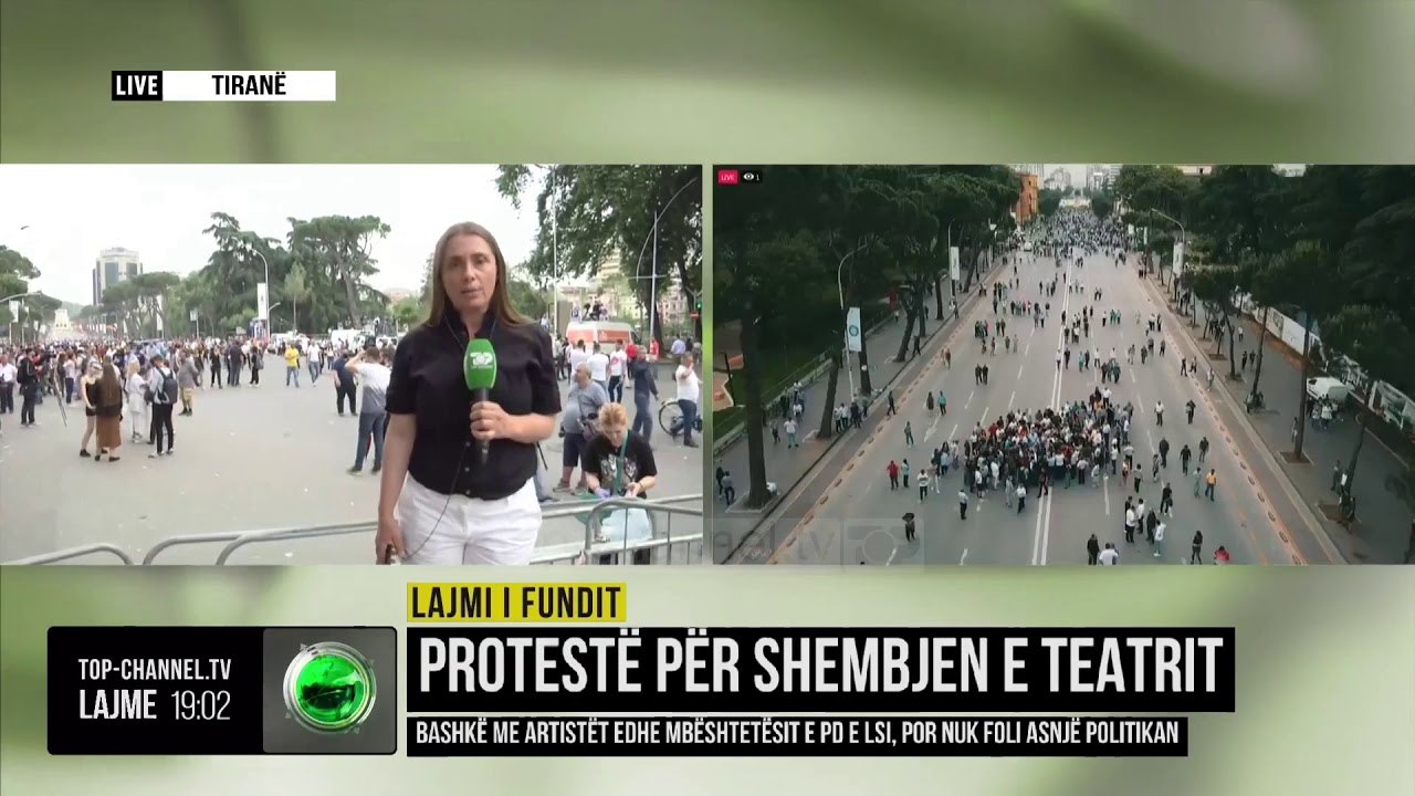 Shashka mes protestës/ Artistët kërkuan që njerëzit mos shpërndahen dhe mos bien preh e provokimeve