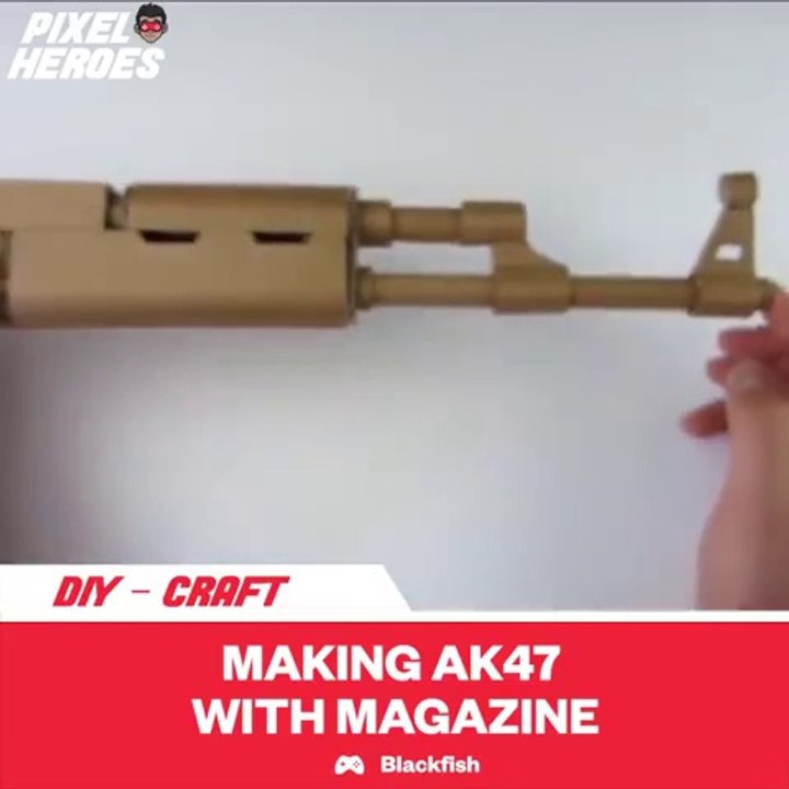 making ak47 with magazine