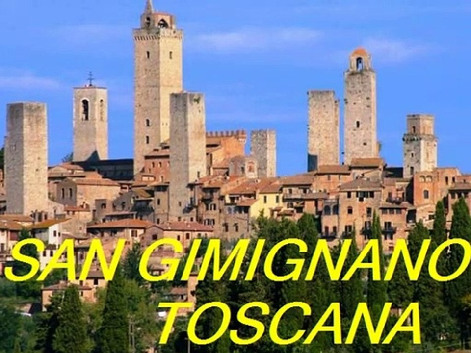 SAN GIMIGNANO TOSCANA relaxing moments
