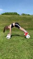 Balancing Training For This Young Soccer Star