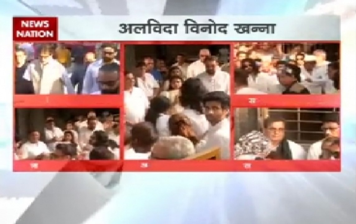 Vinod Khanna funeral : Amitabh Bachchan, Rishi Kapoor, Subhash Ghai, Ramesh Sippy at the