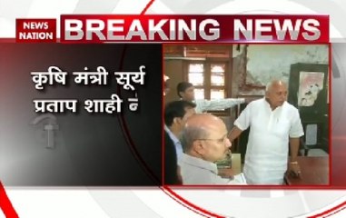 UP Agriculture Minister Surya Pratap gives surprise visit to the Lucknow Agriculture Head Quarter