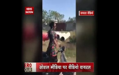 Viral Video: Video of a woman performing stunt on scooter goes viral