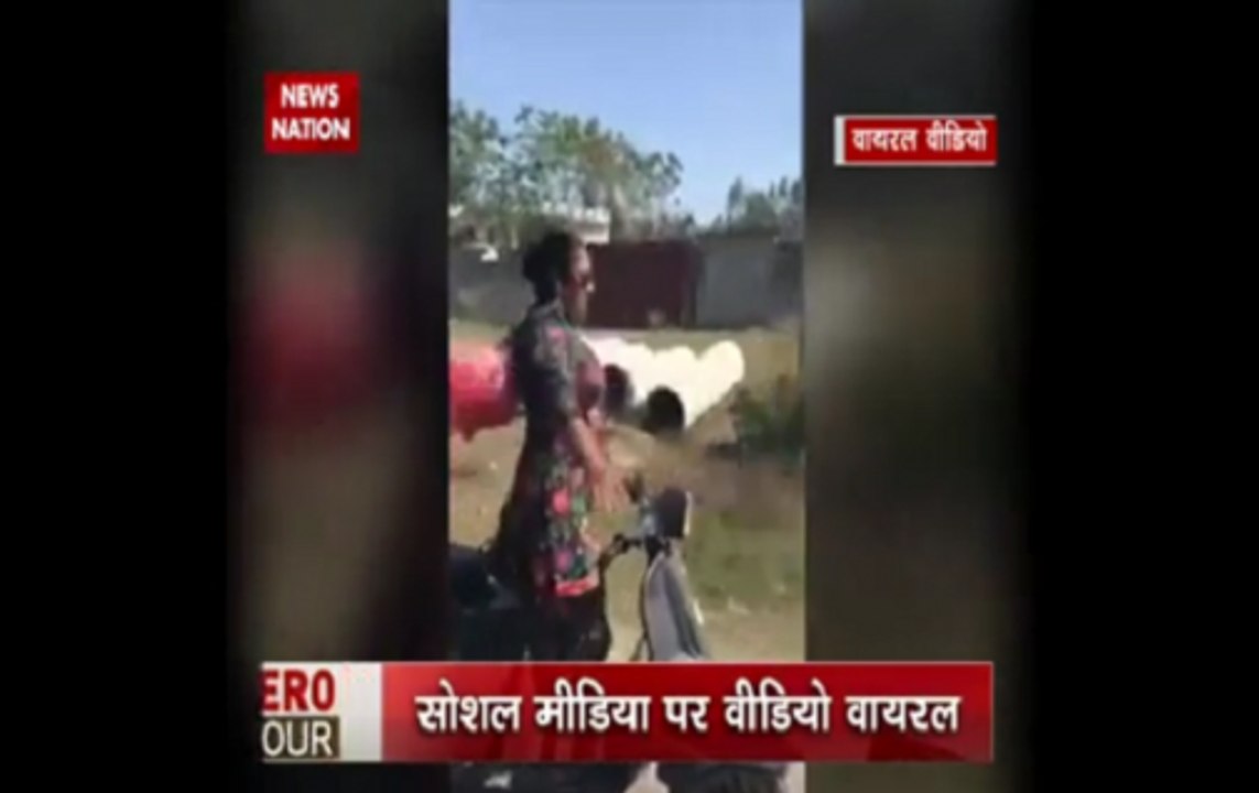 Viral Video: Video of a woman performing stunt on scooter goes viral