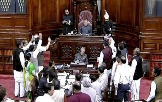 Rajya Sabha: Congress protests against PM Modi over Manmohan- Pakistan remark