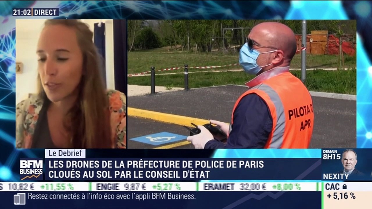 Les drones de la préfecture de police de Paris cloués au sol par le Conseil d'État - 18/05