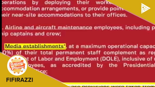 FIFIRAZZI: Film Development Council of the Philippines, naglabas ng guidelines sa muling pagbabalik ng TV, movies at music productions