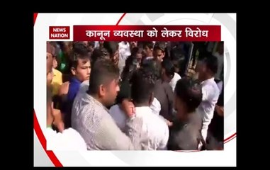 Bhopal: Congress stages protest against government