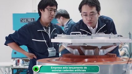 Empresa adia lançamento de estrelas cadentes artificiais