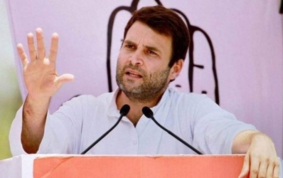 Rahul Gandhi takes dig at PM Modi on Hafiz Saeed's release