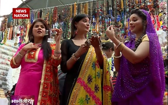 Bhabhijiyaan goes on a shopping spree for the wedding season