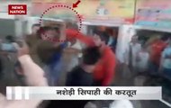 Uttar Pradesh: Drunk Policeman creates ruckus on streets of Sonbhadra